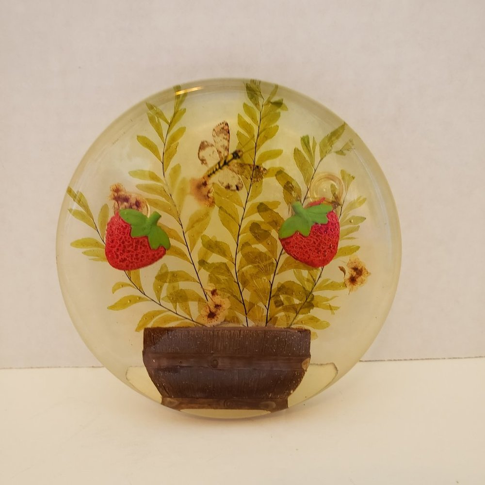 MCM Vintage Lucite Trivet with Feet